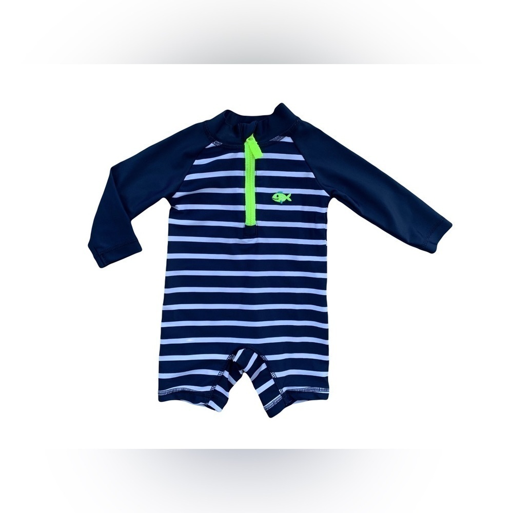 Carter’s Size 3 Months One Piece Rash Guard Swimsuit